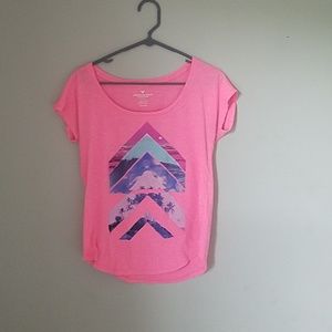 pink off shoulder top